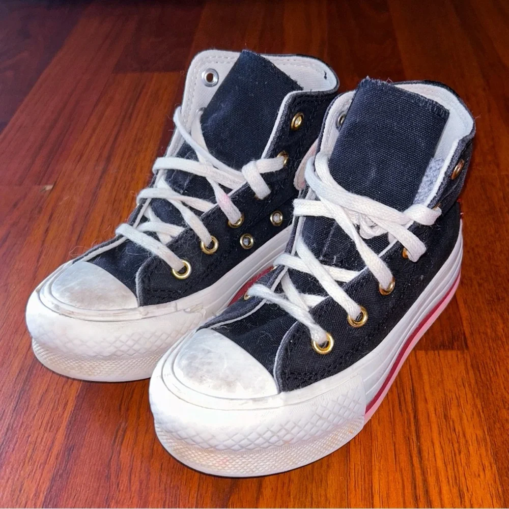 Converse All Star Chuck Taylor Eva Lift Hi Top Toddler Shoes Size 11